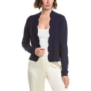 Kay Unger Womens Logan Cardigan, Blue